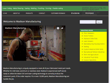 Tablet Screenshot of madisonmfg.com